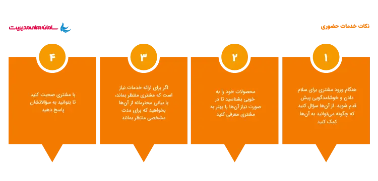 نکات خدمات حضوری